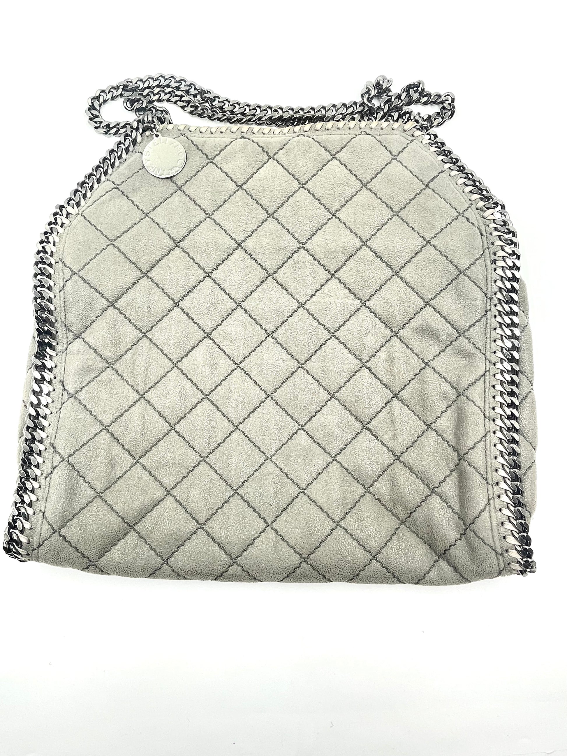 Stella McCartney Falabella Grey Quilted Chain Bag – Joyce's Closet