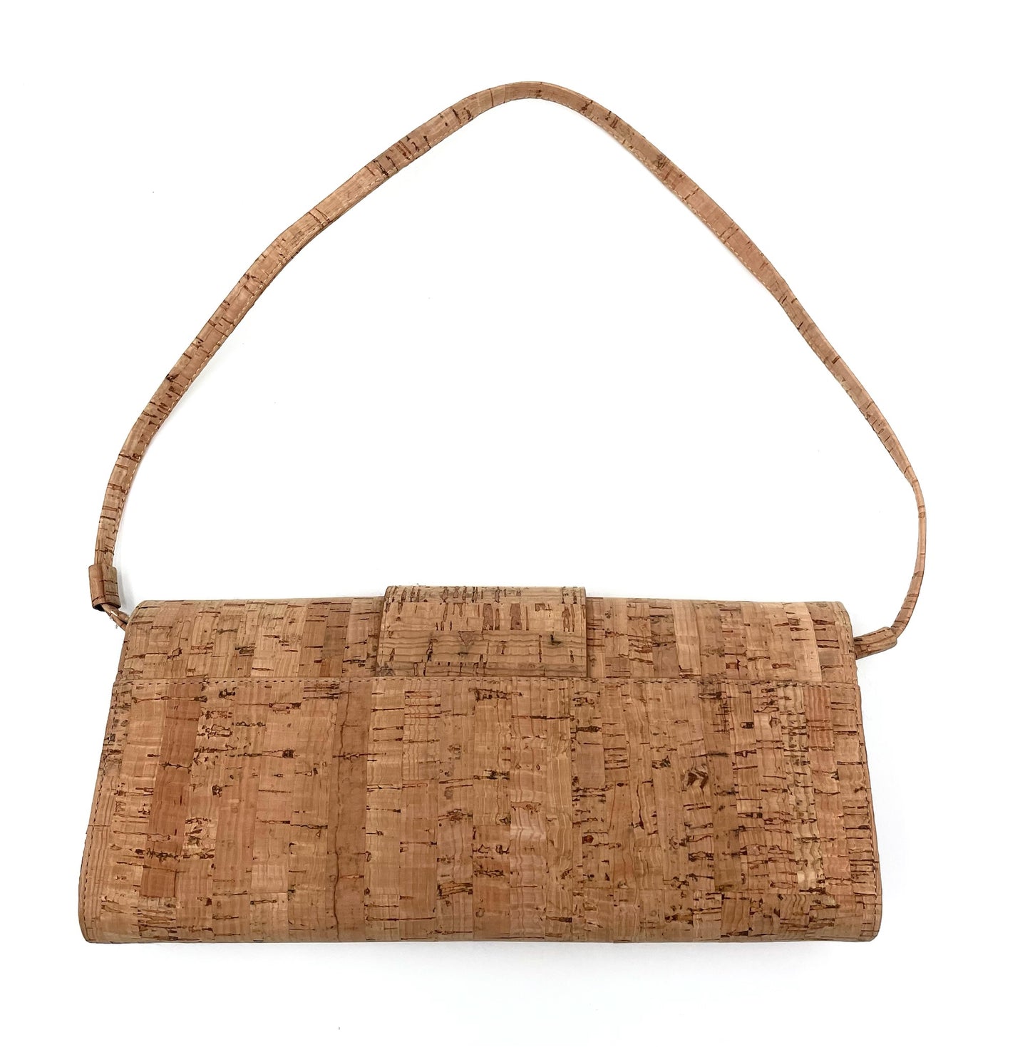 Stuart Weitzmann Brown Cork Shoulder Bag