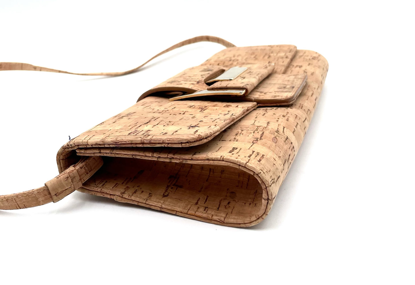 Stuart Weitzmann Brown Cork Shoulder Bag