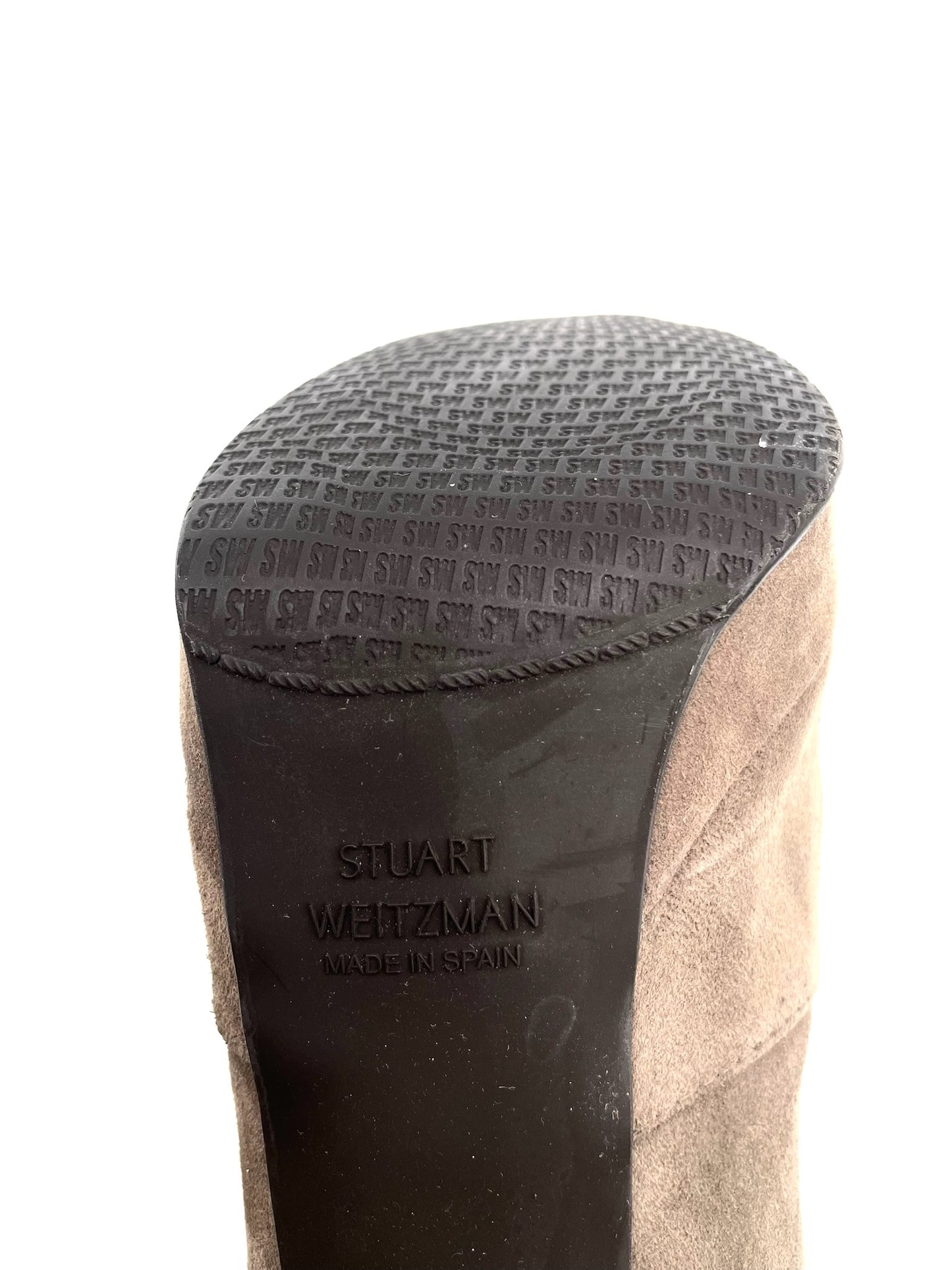 Stuart Weitzmann Grey Suede Highland Boots Size 7.5
