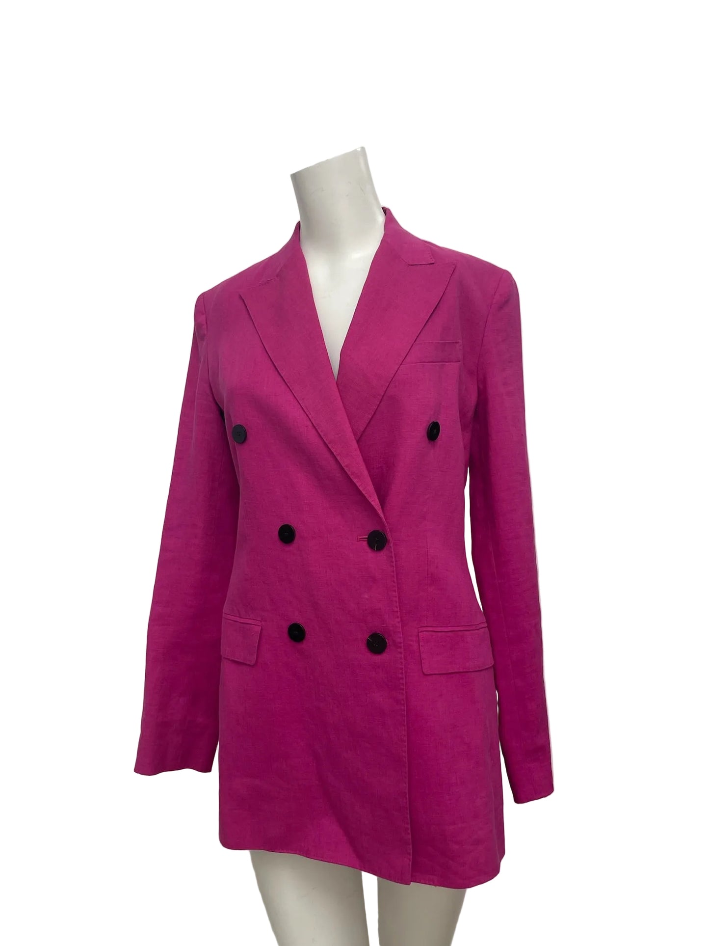 Theory Pink Linen Blazer Size 4