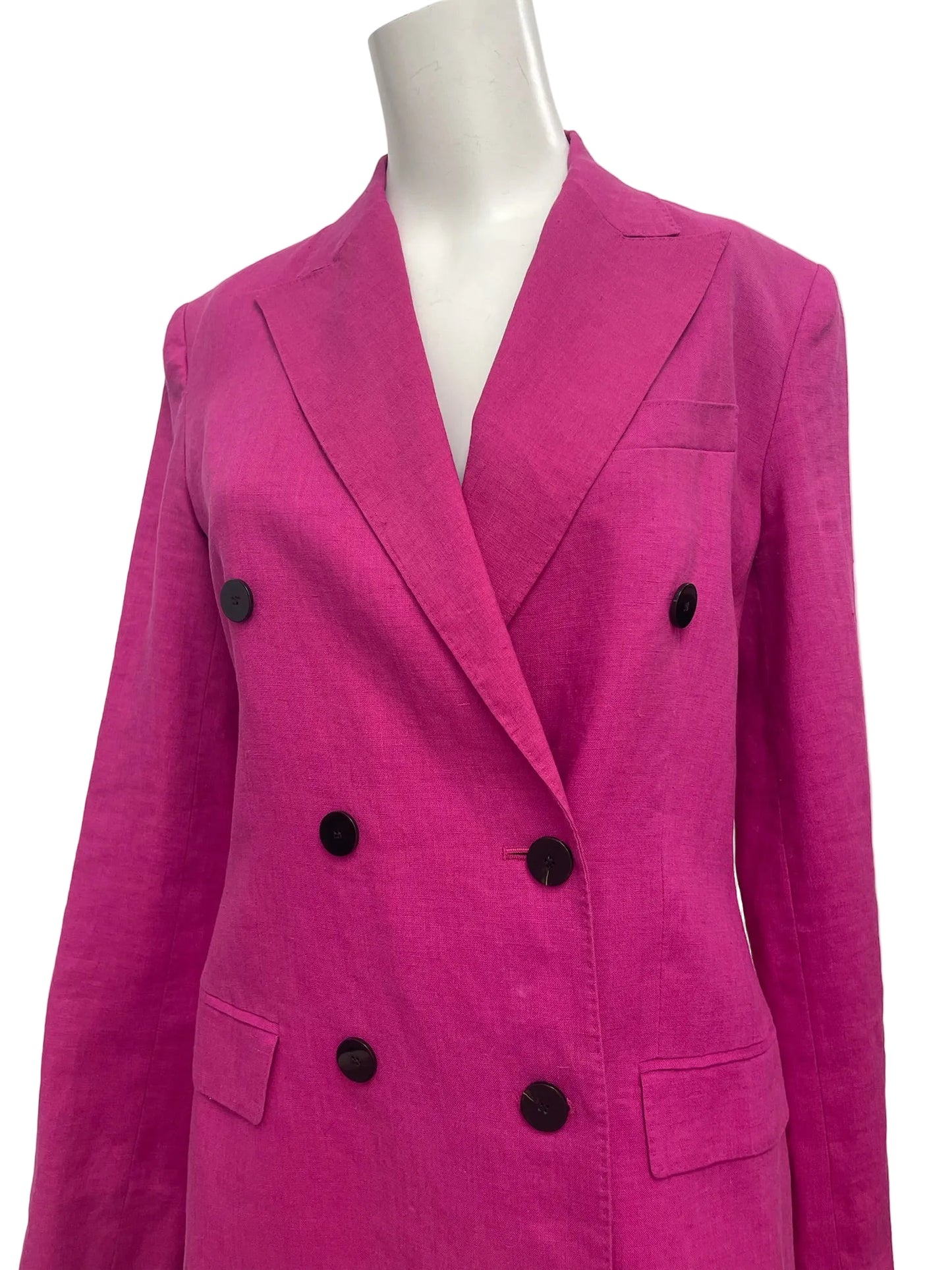 Theory Pink Linen Blazer Size 4