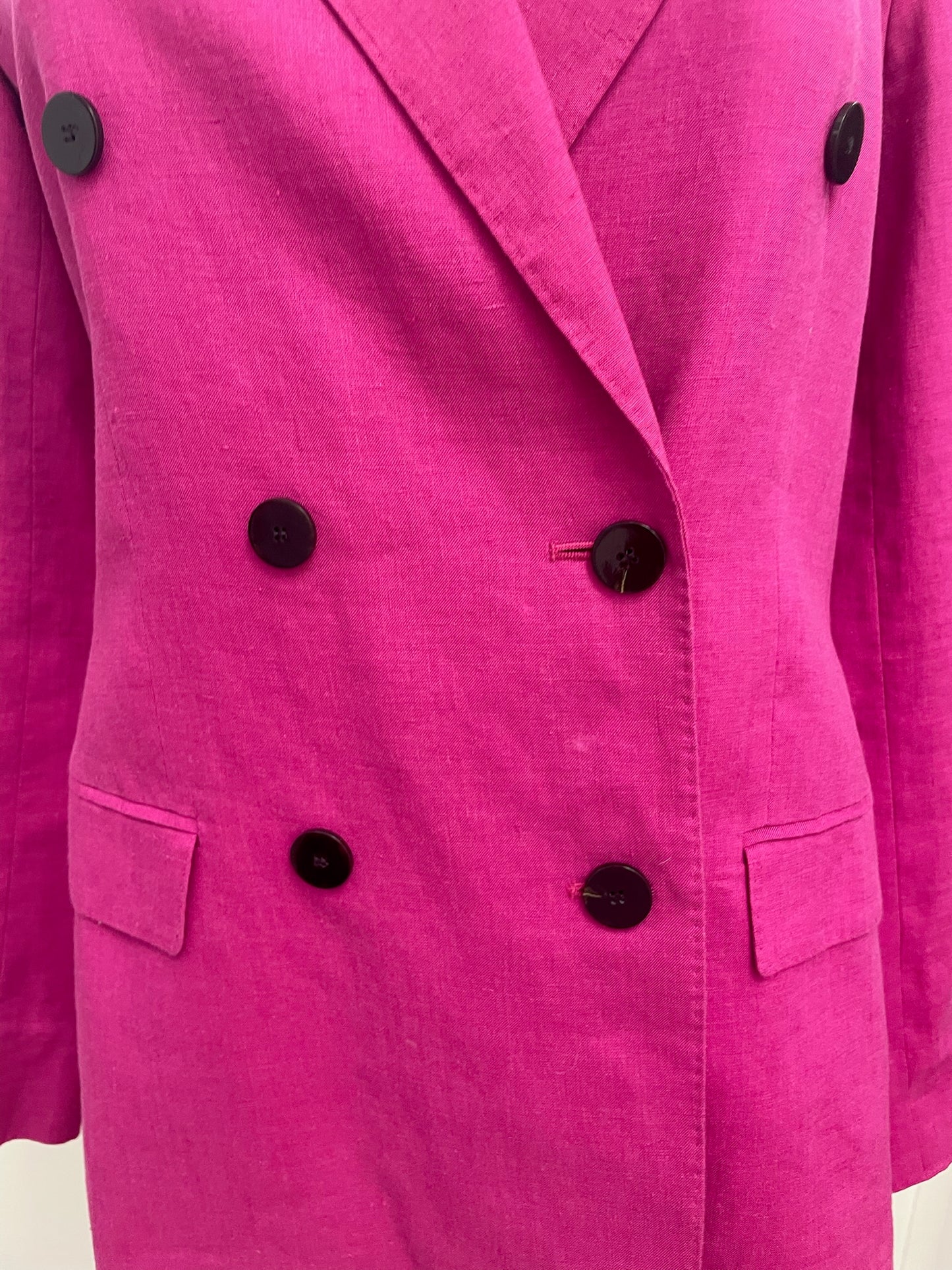 Theory Pink Linen Blazer Size 4