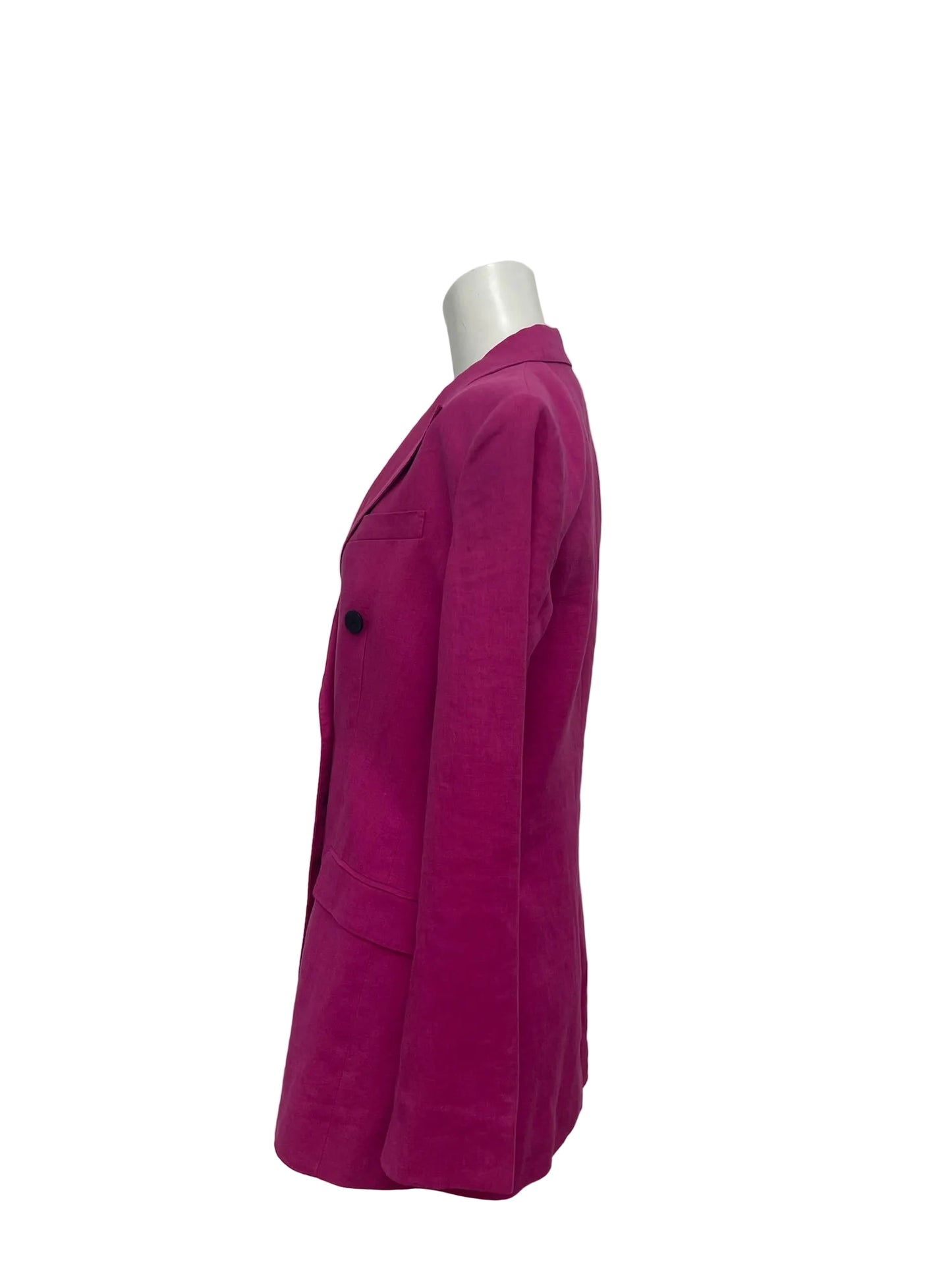 Theory Pink Linen Blazer Size 4
