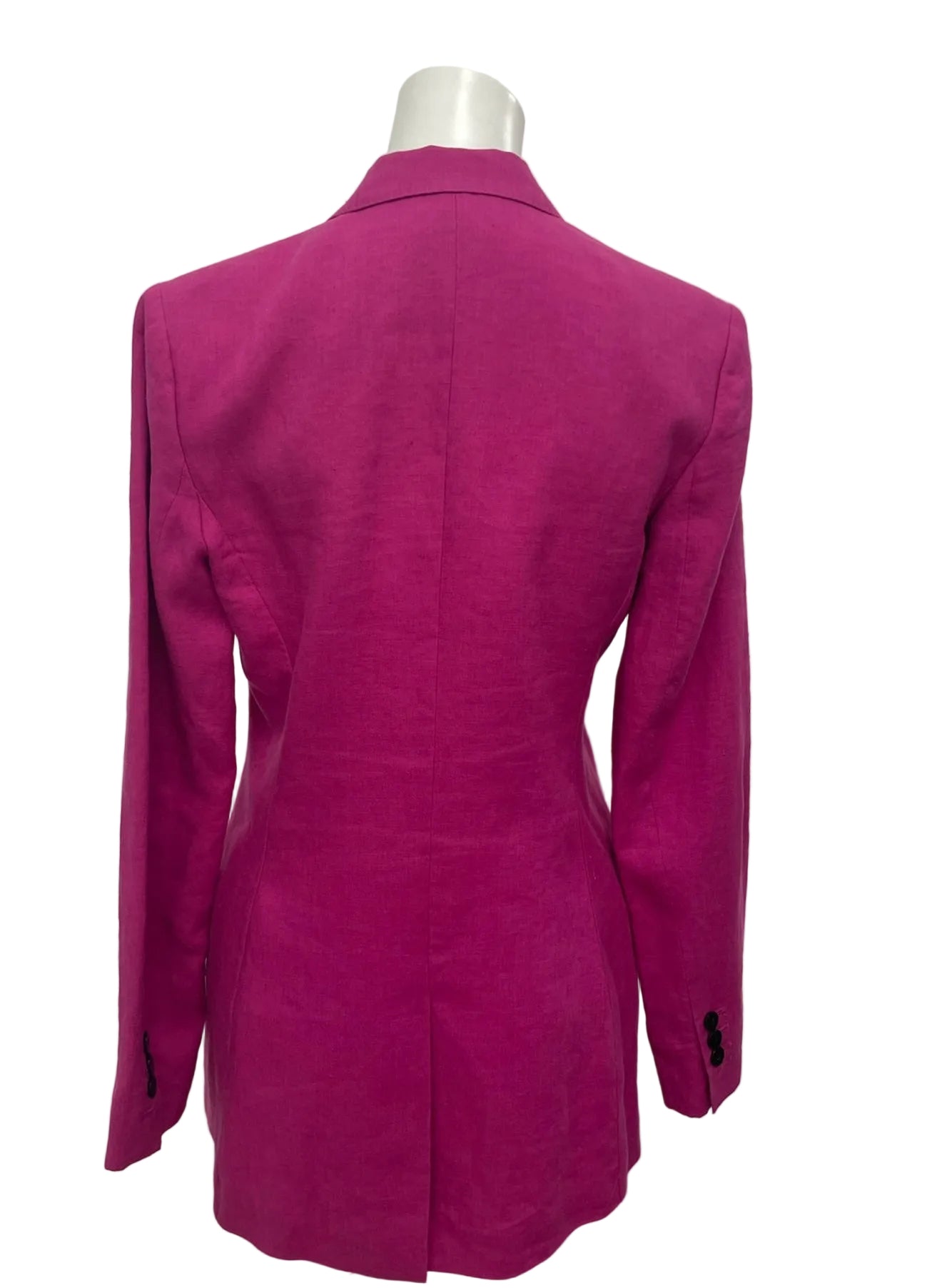 Theory Pink Linen Blazer Size 4