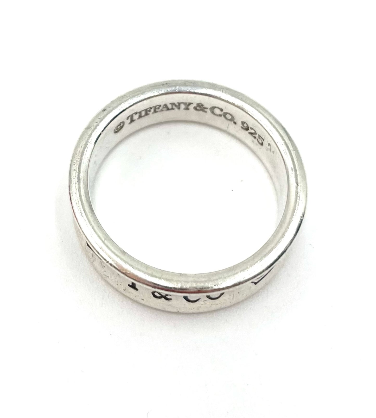 Tiffany & Co 925 Sterling Silver 1837 Ring Size 12