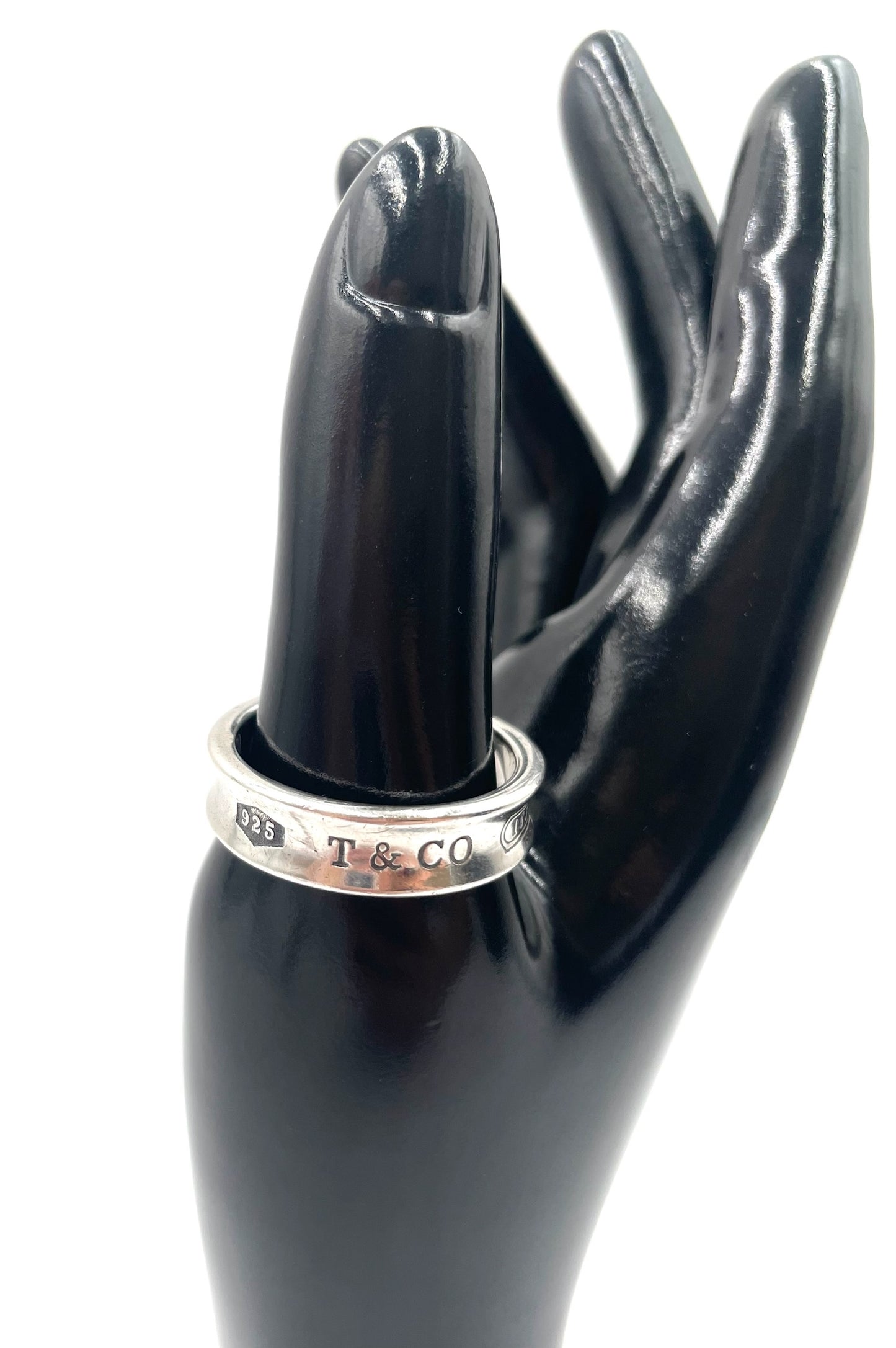 Tiffany & Co 925 Sterling Silver 1837 Ring Size 12