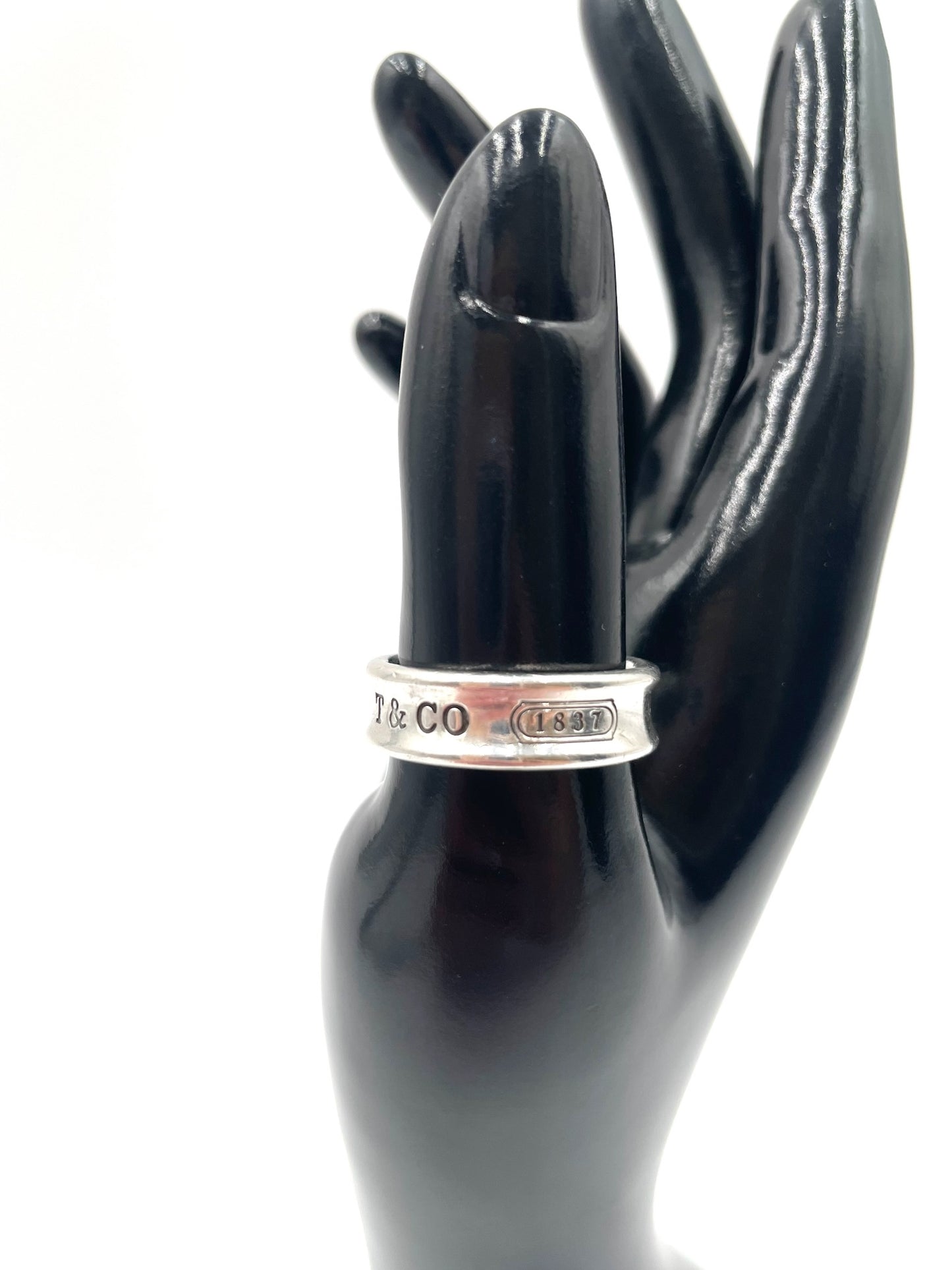 Tiffany & Co 925 Sterling Silver 1837 Ring Size 9