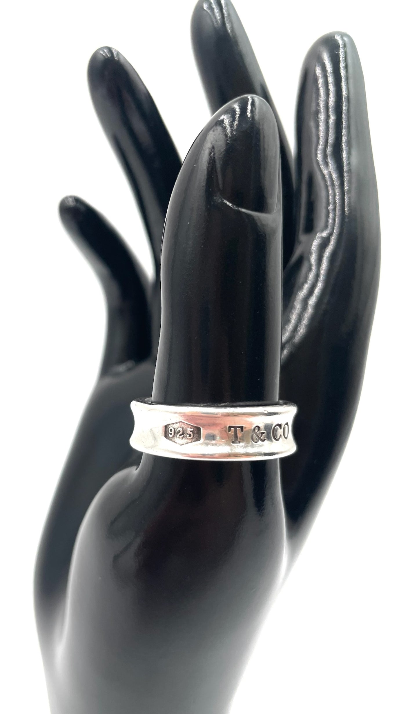 Tiffany & Co 925 Sterling Silver 1837 Ring Size 9