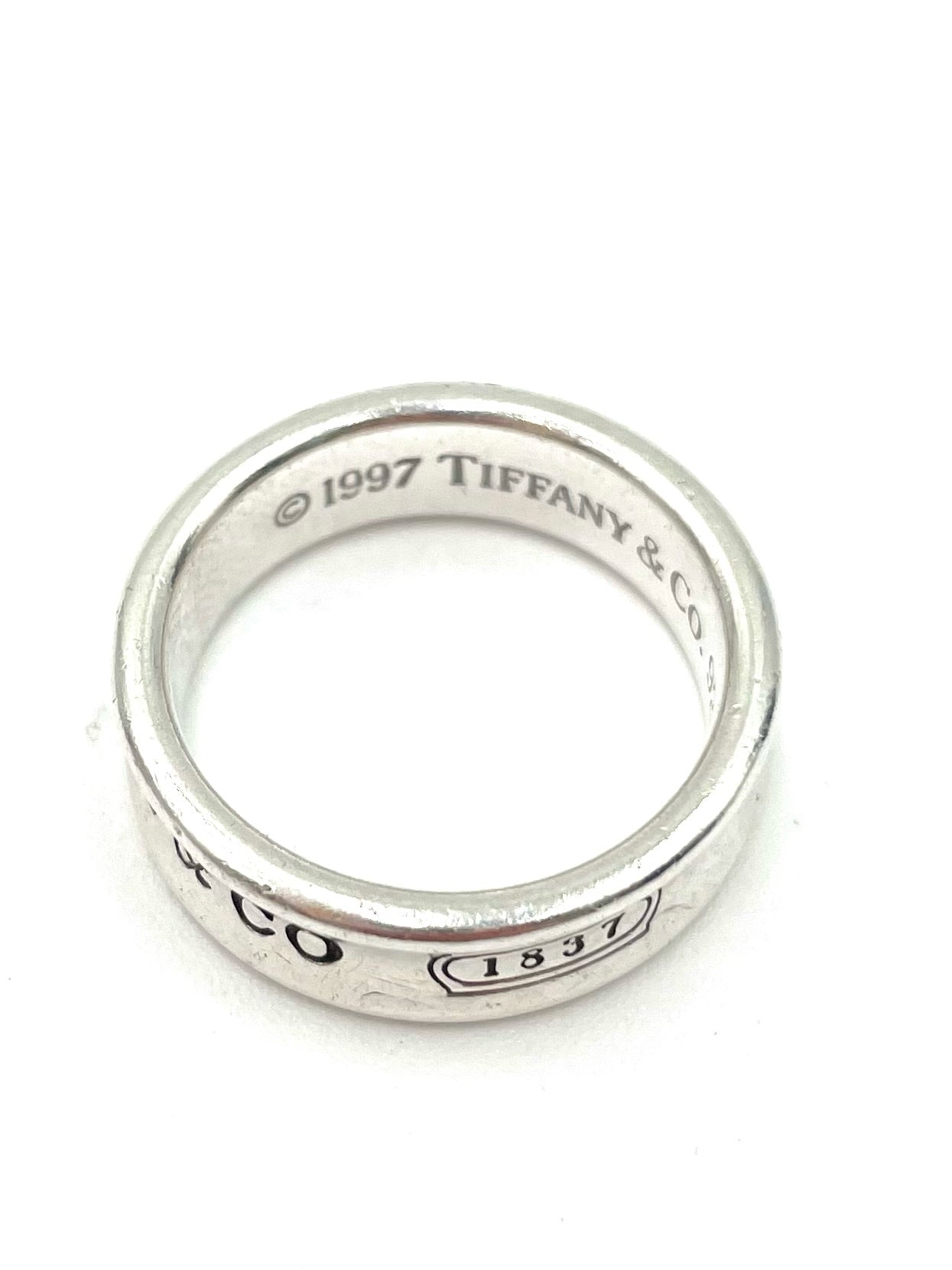 Tiffany & Co 925 Sterling Silver 1837 Ring Size 9