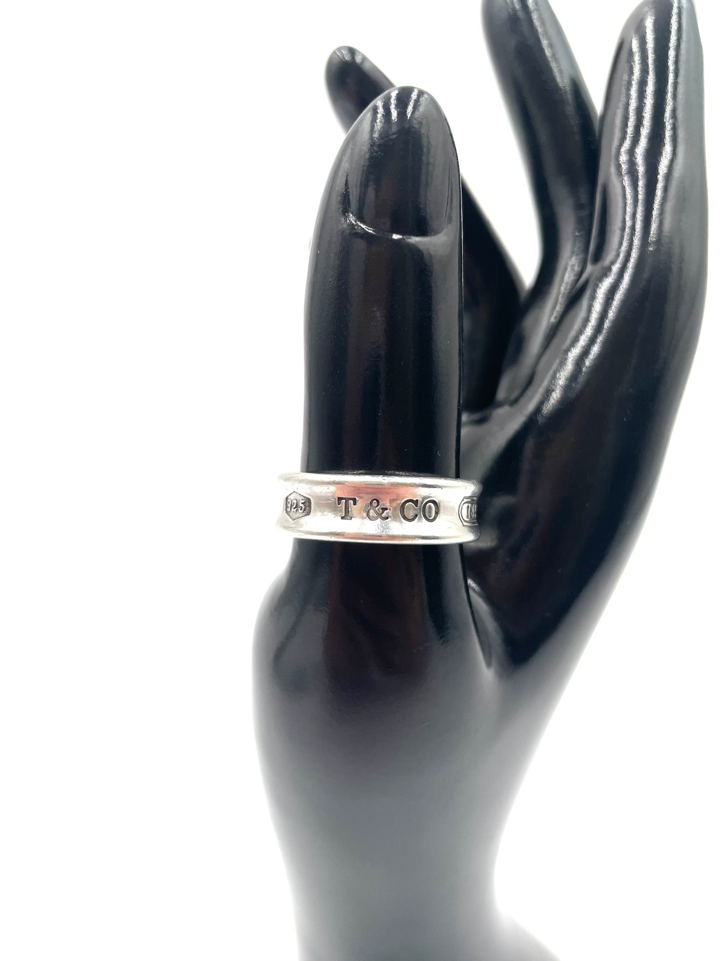 Tiffany & Co 925 Sterling Silver 1837 Ring Size 9
