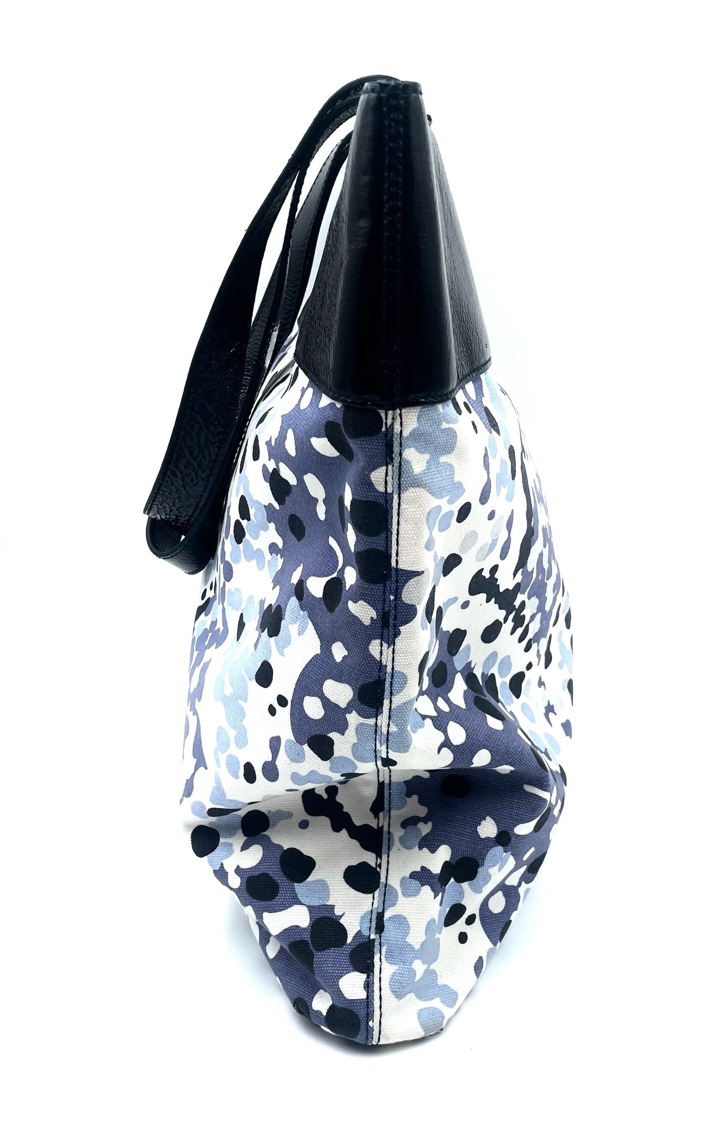 Tory Burch Blue Print Canvas Tote