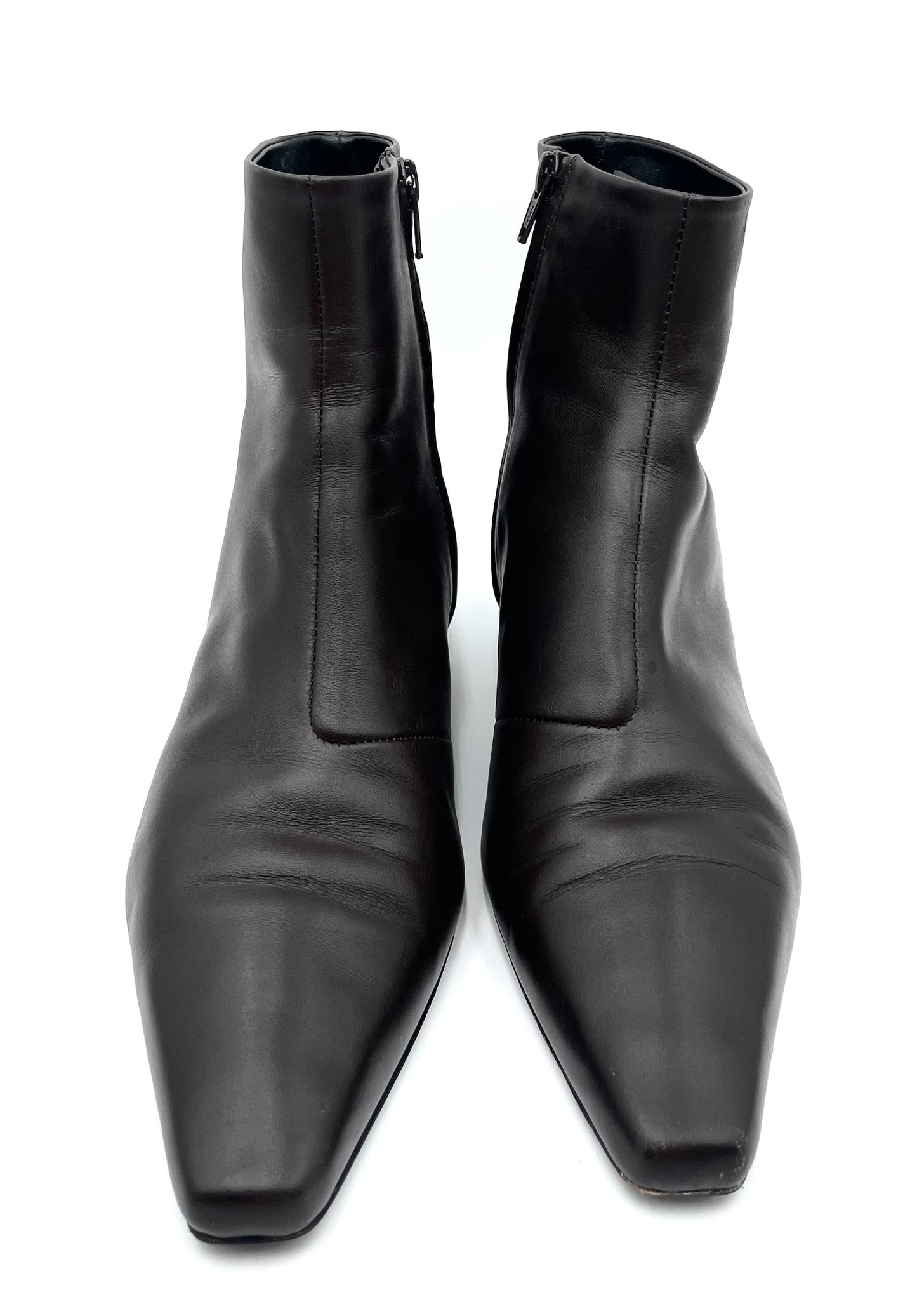 Totem Brown Leather Ankle Boots Size 41