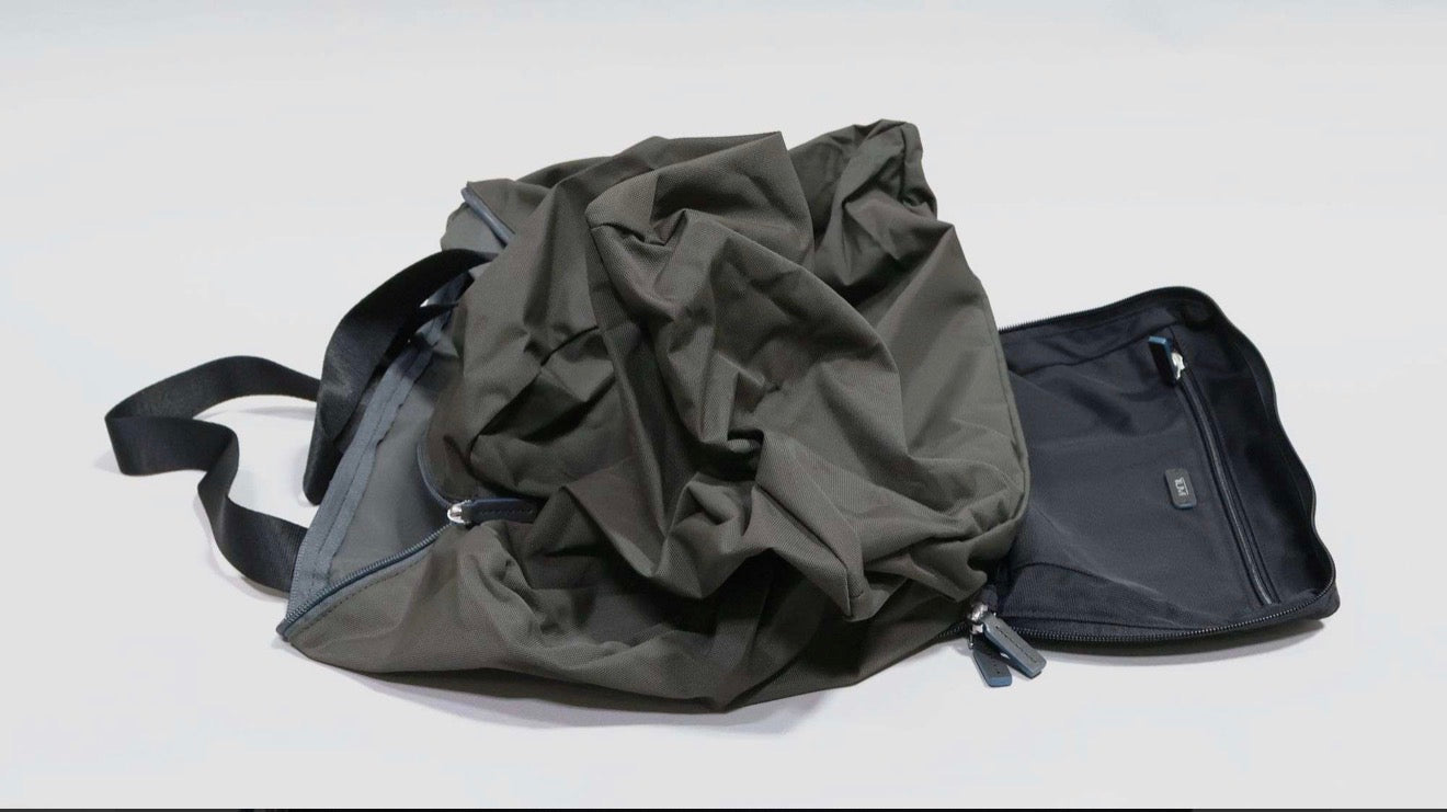 Tumi Just In Case Olive & Black Packable Duffle Bag
