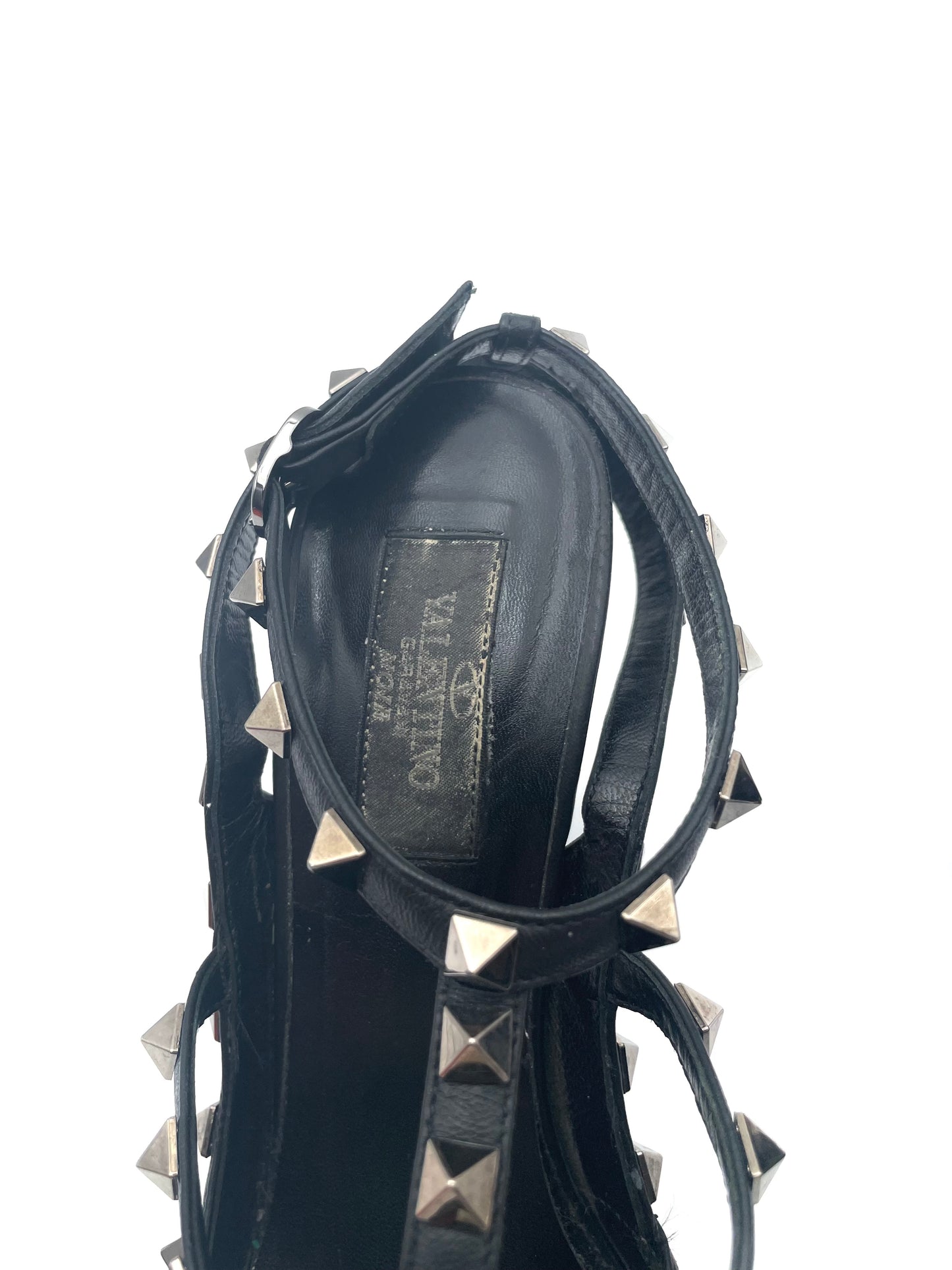 Valentino Black Rockstud Heels Size 39