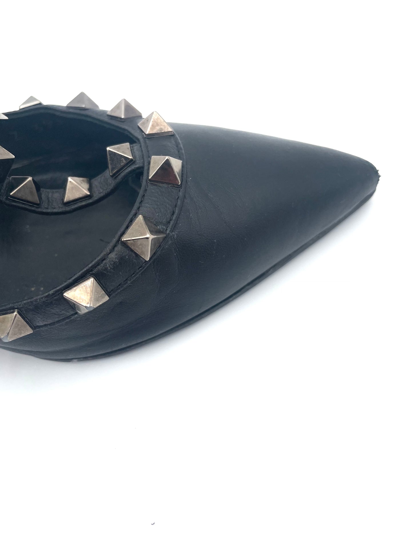 Valentino Black Rockstud Heels Size 39