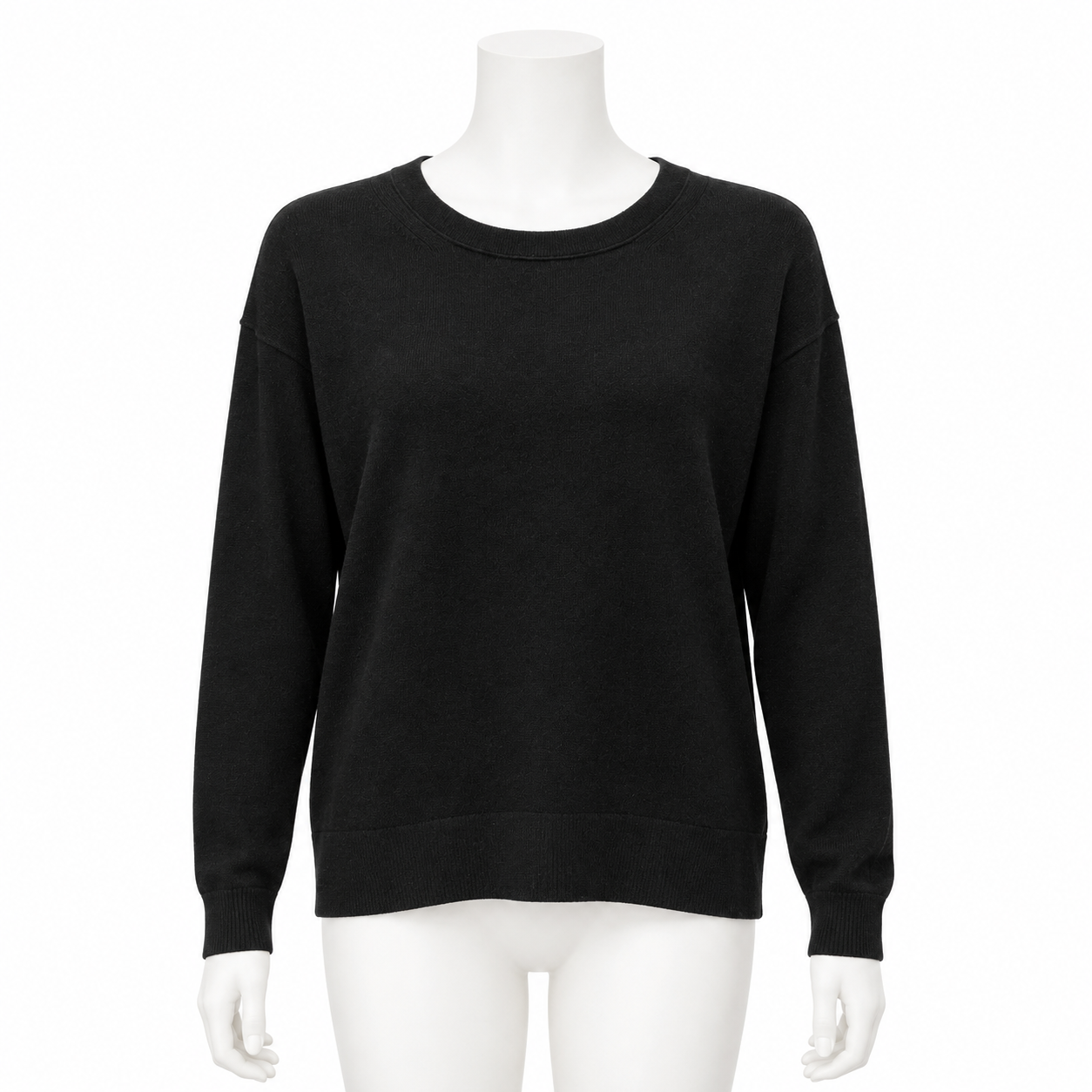 Vince Black Wool & Cashmere Knit Sweater Size S