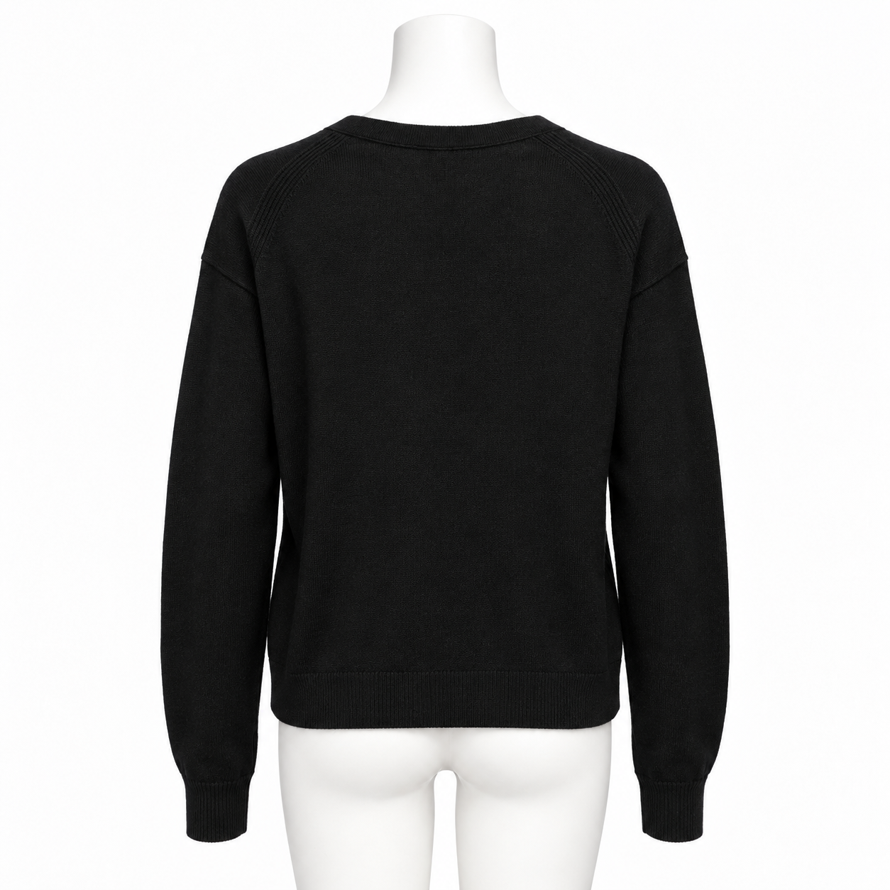 Vince Black Wool & Cashmere Knit Sweater Size S