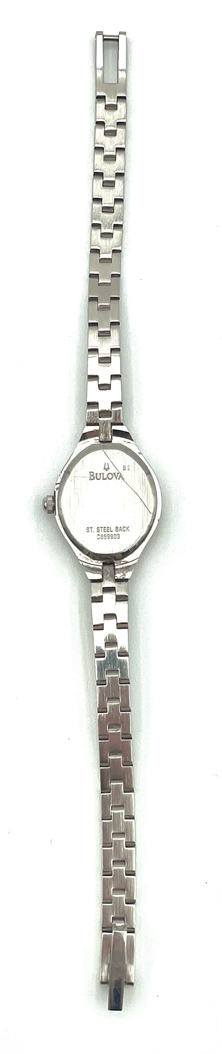 Vintage Caravelle By Bulova Silver Watch