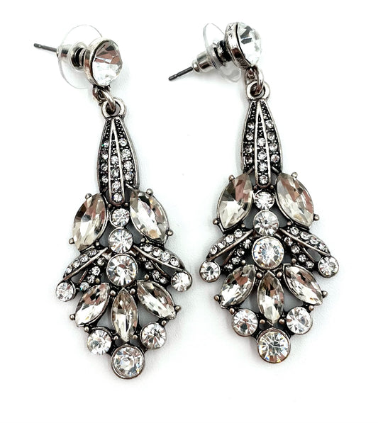 Vintage Rhinestone Chandalier Earring