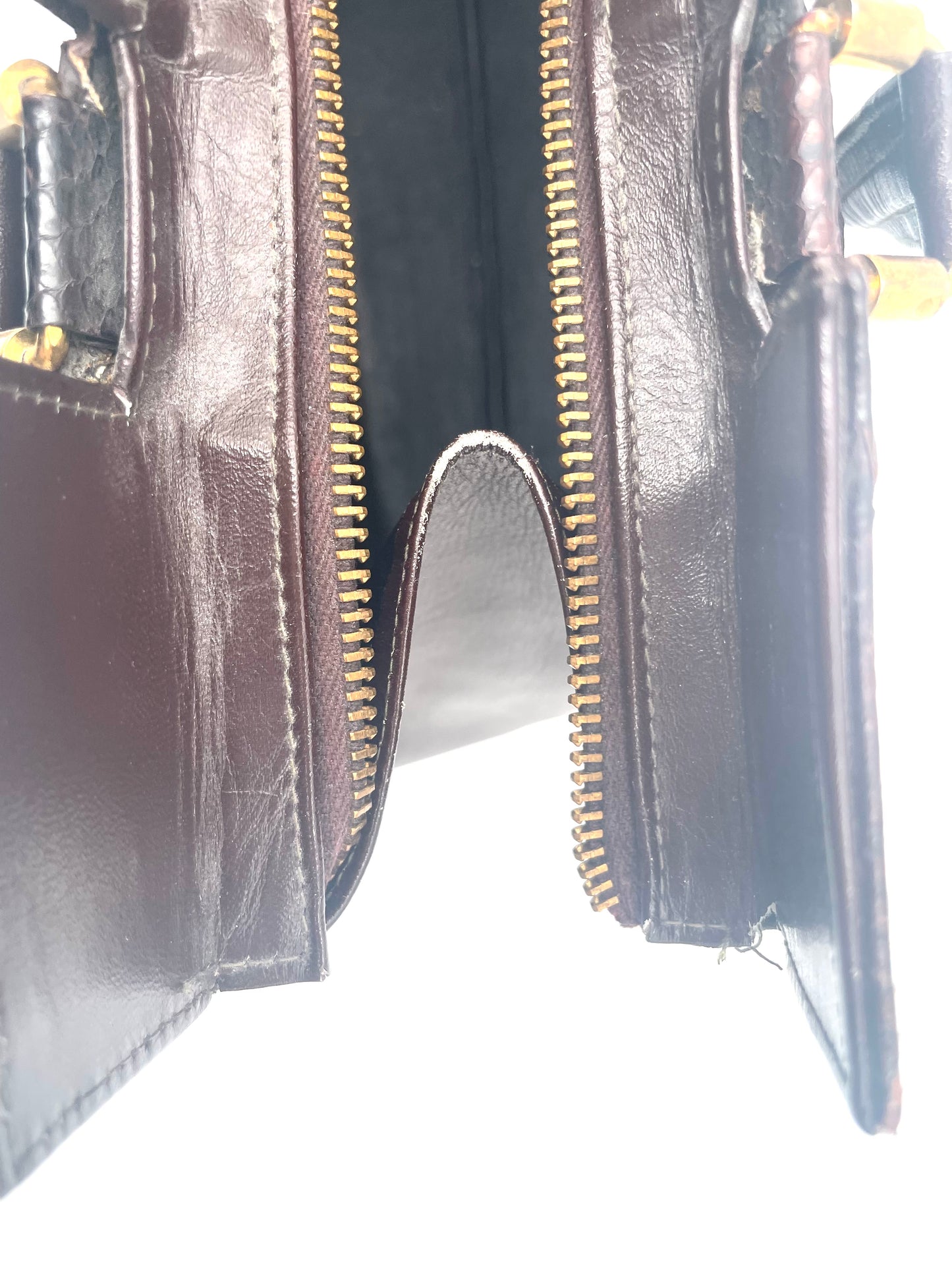 Vintage Snakeskin Leather Bag