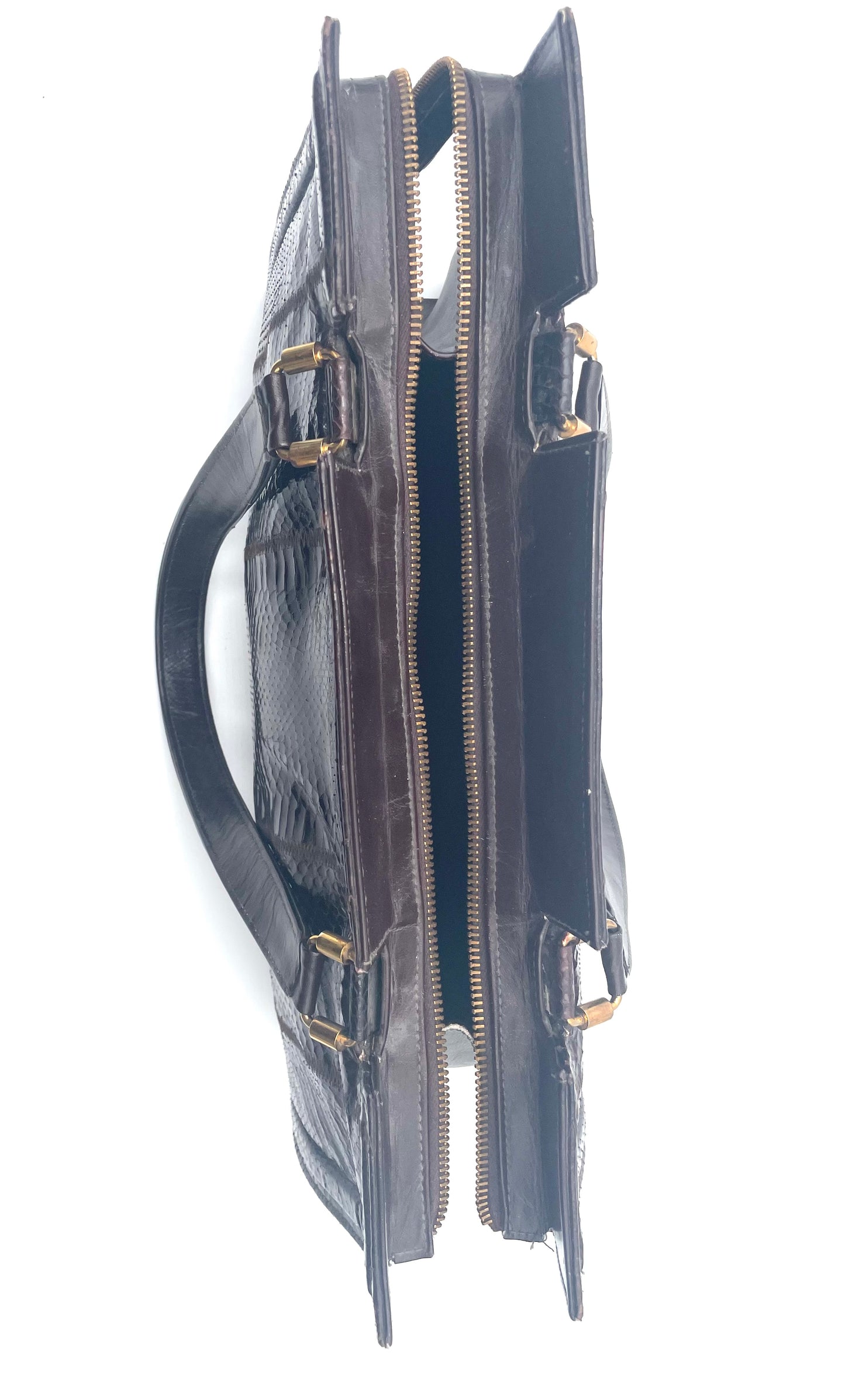 Vintage Snakeskin Leather Bag