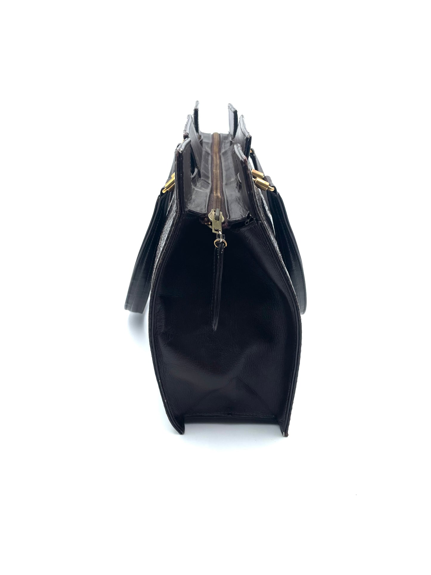Vintage Snakeskin Leather Bag