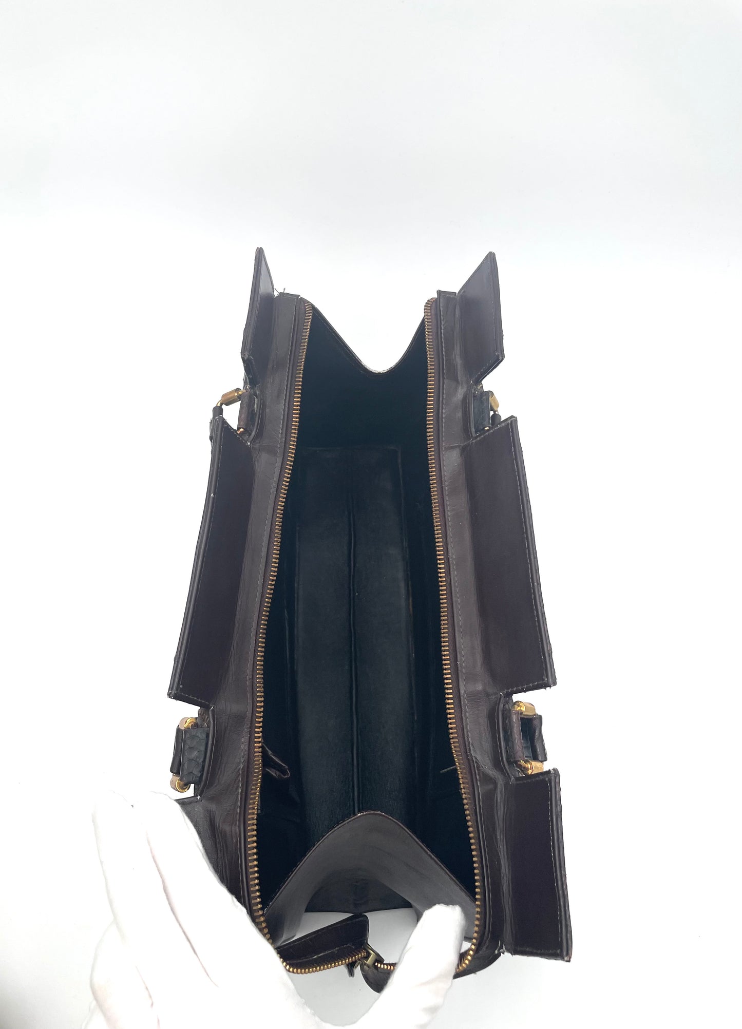Vintage Snakeskin Leather Bag