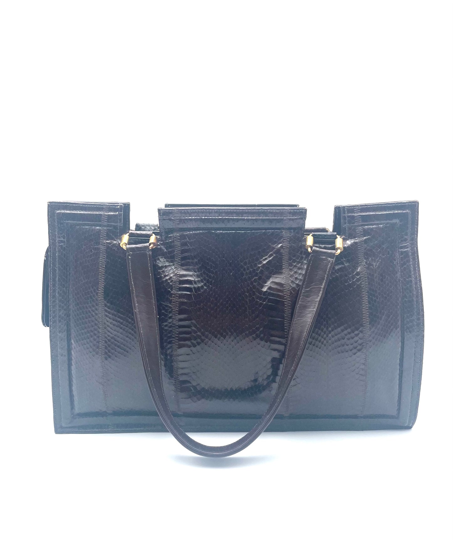 Vintage Snakeskin Leather Bag
