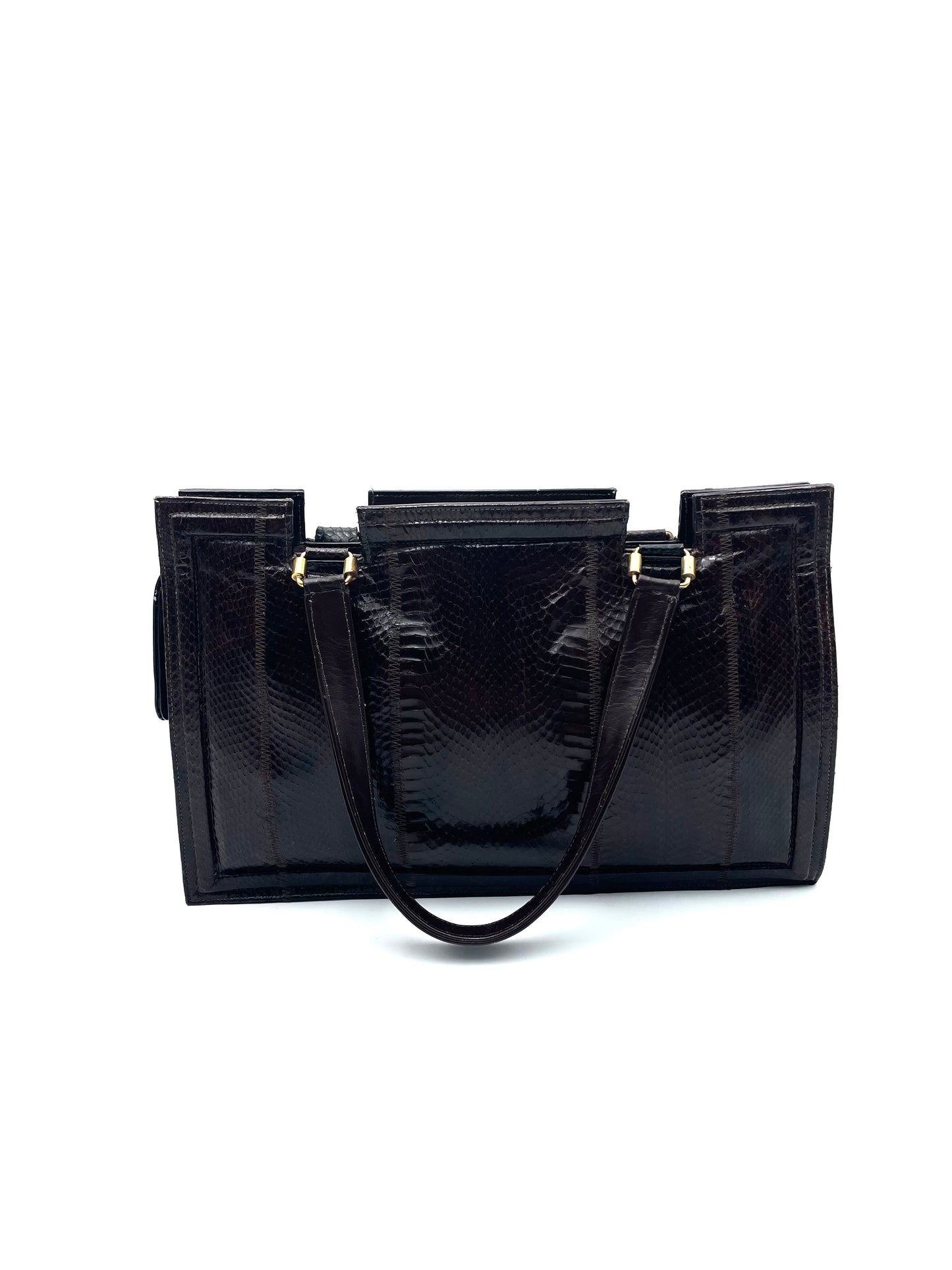 Vintage Snakeskin Leather Bag