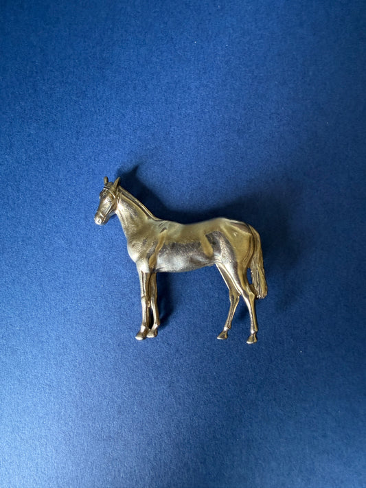 Vintage Sterling Horse Brooch