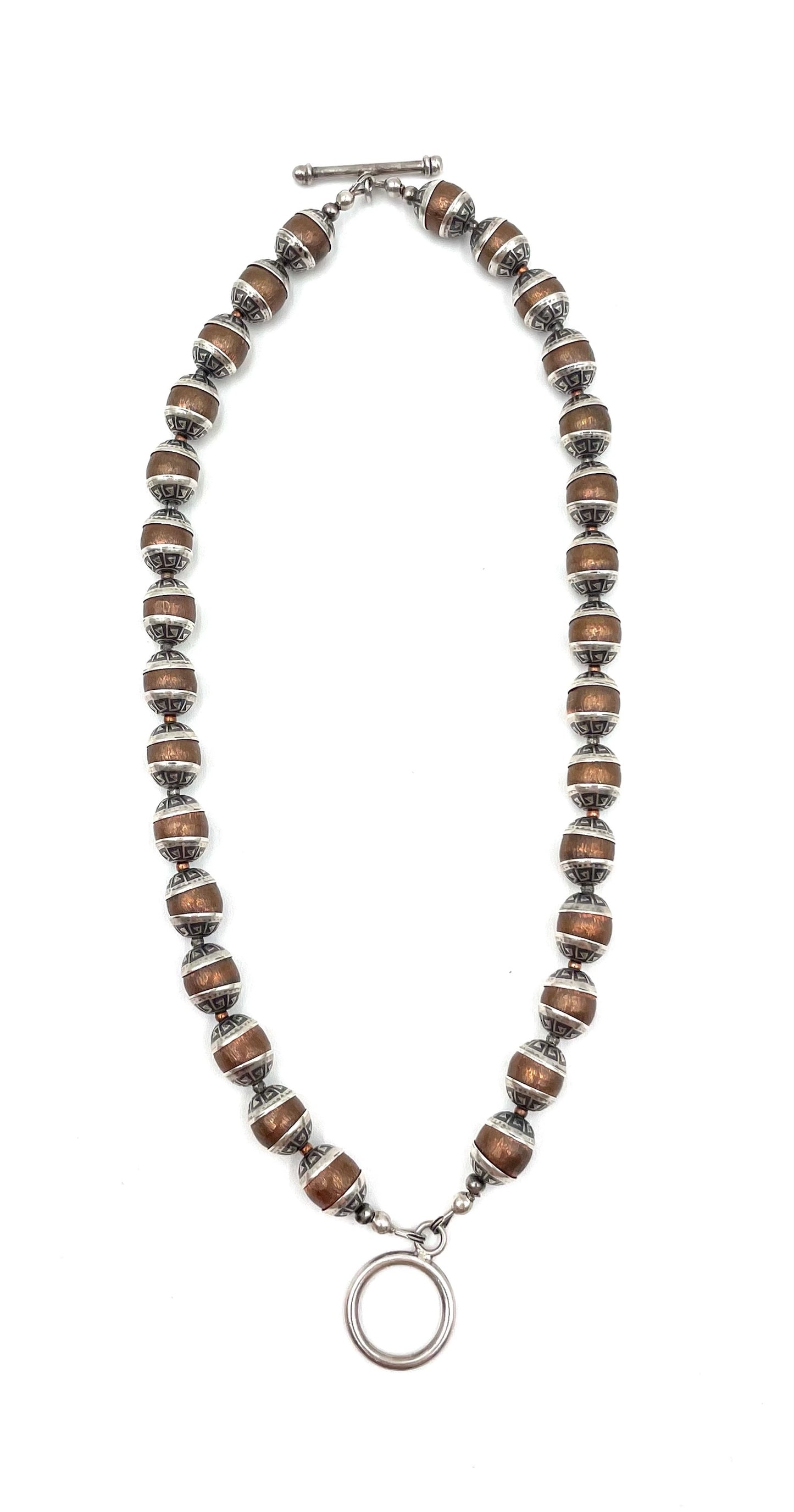Vintage Western Inspired Silver Necklace & Earring Set