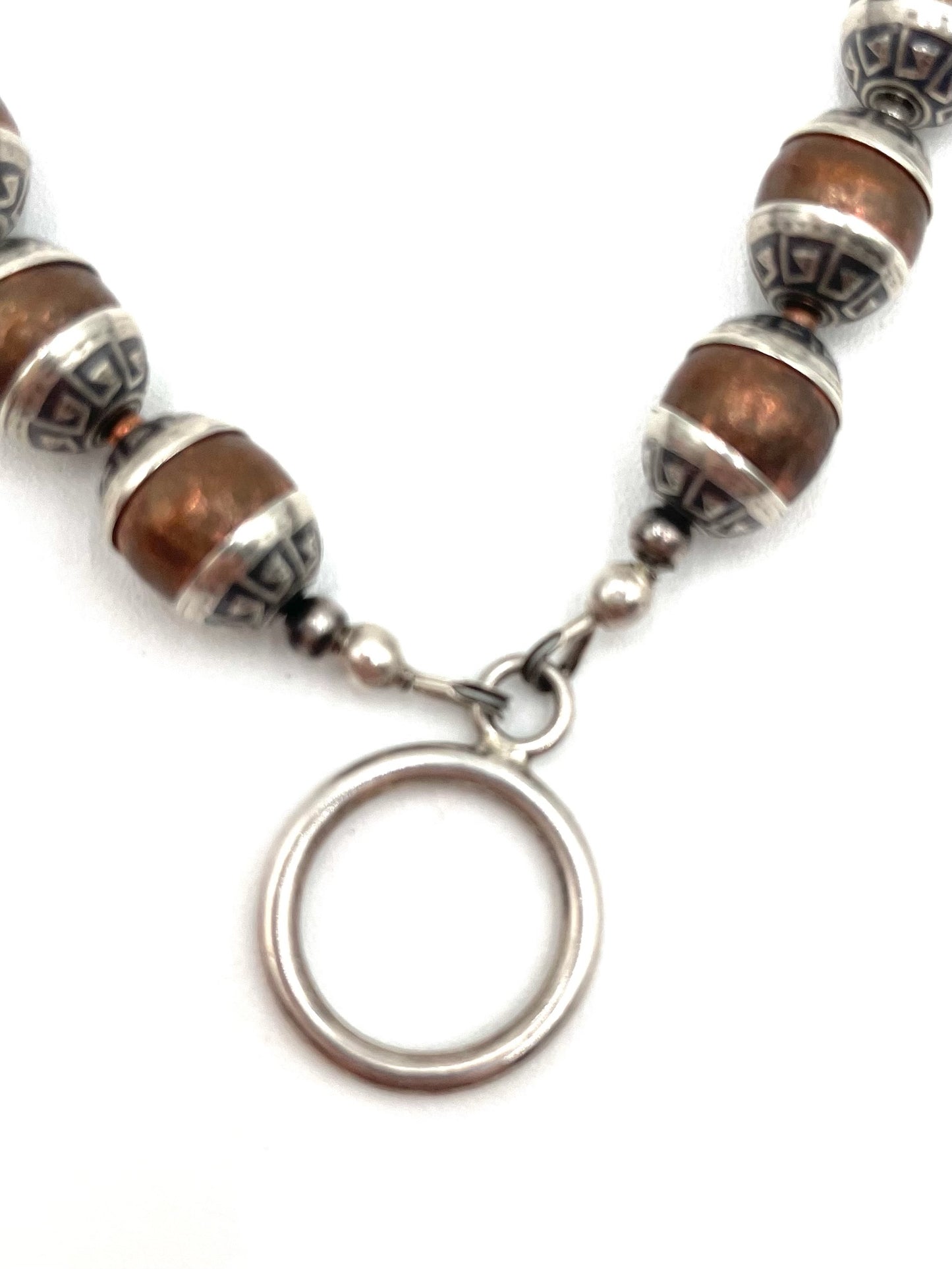 Vintage Western Inspired Silver Necklace & Earring Set