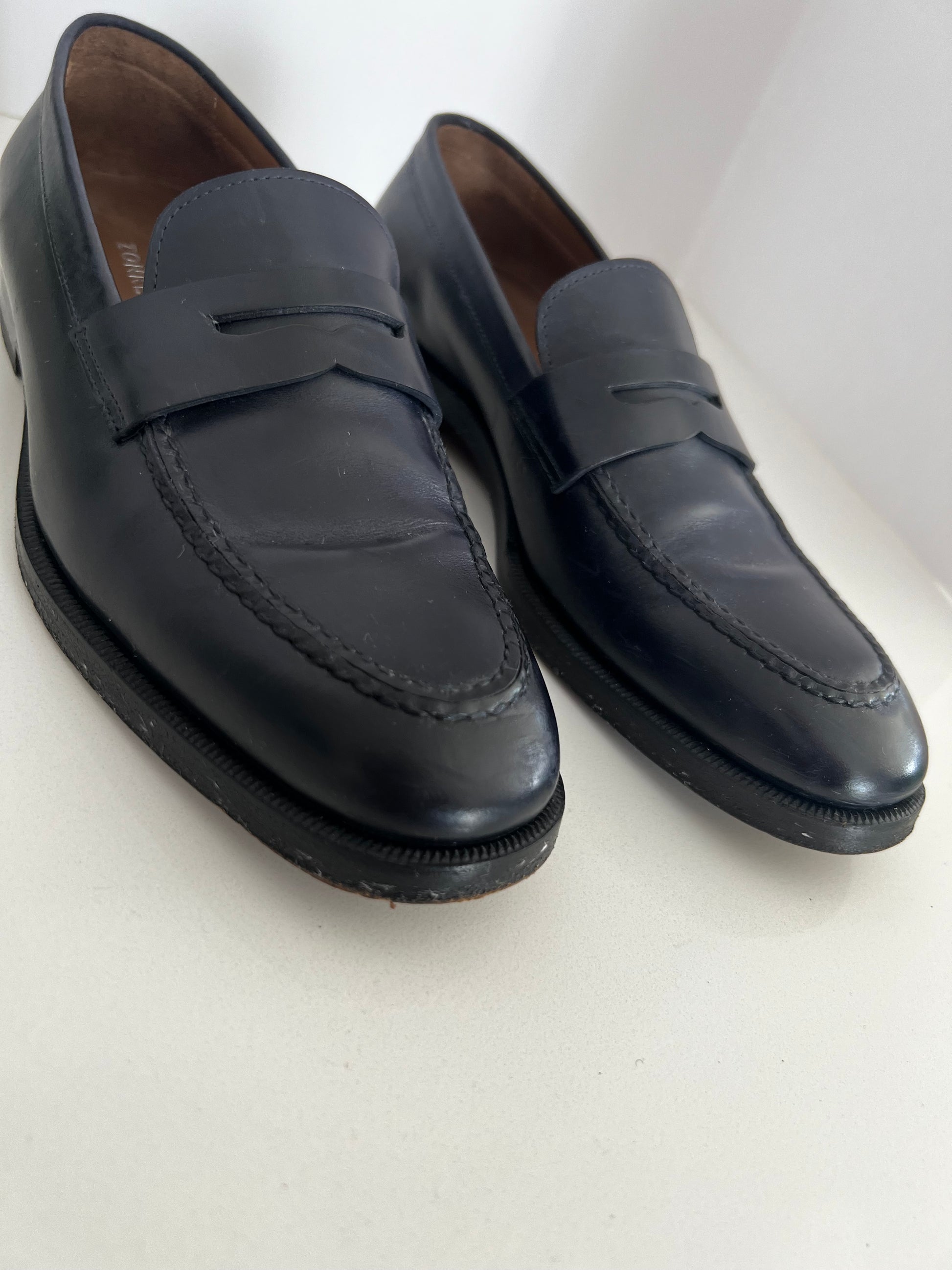 Zonkey Boots Black Penny Loafers Size 5F UK ( Men’s 6, Womens 8)
