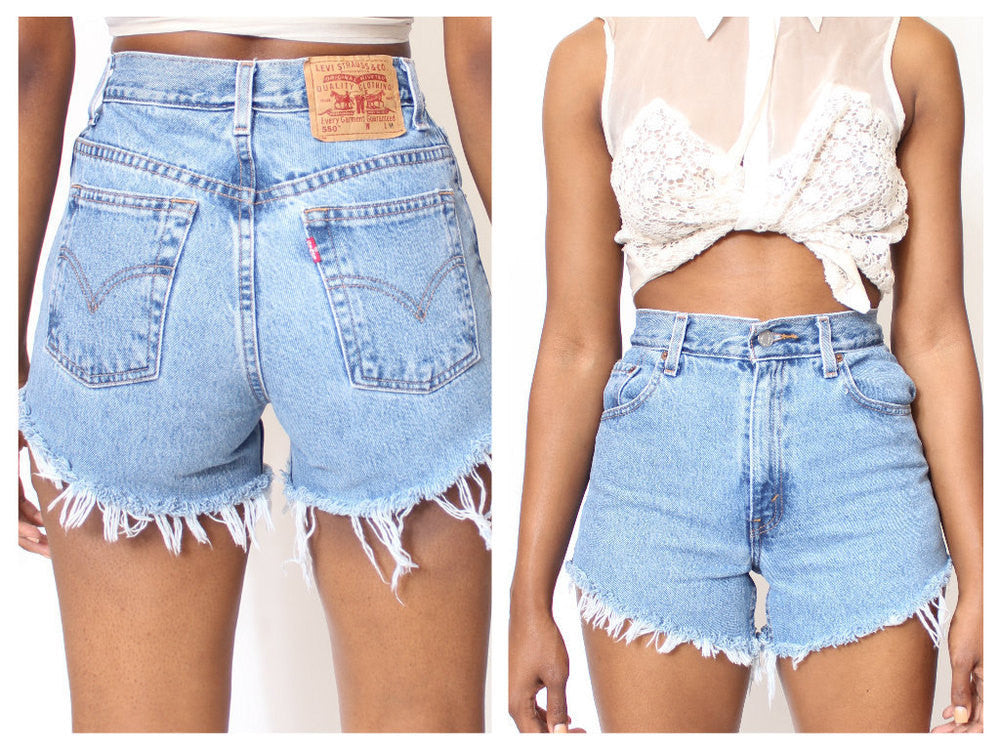 Vintage Levis Denim Cut-Off Shorts - Joyce's Closet
 - 3