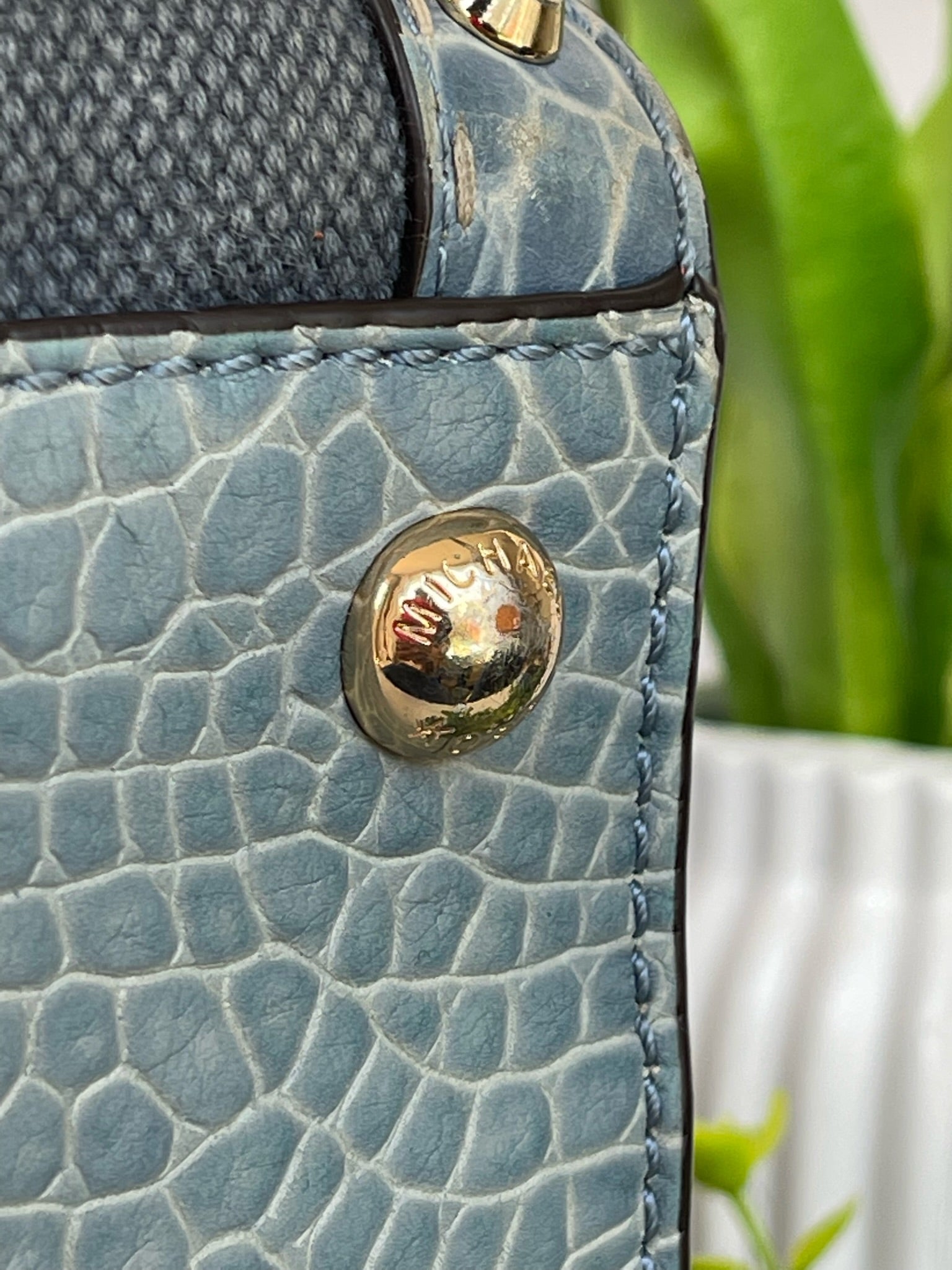 Michael Kors Blue Denim Hamilton Large Tote – Joyce's Closet