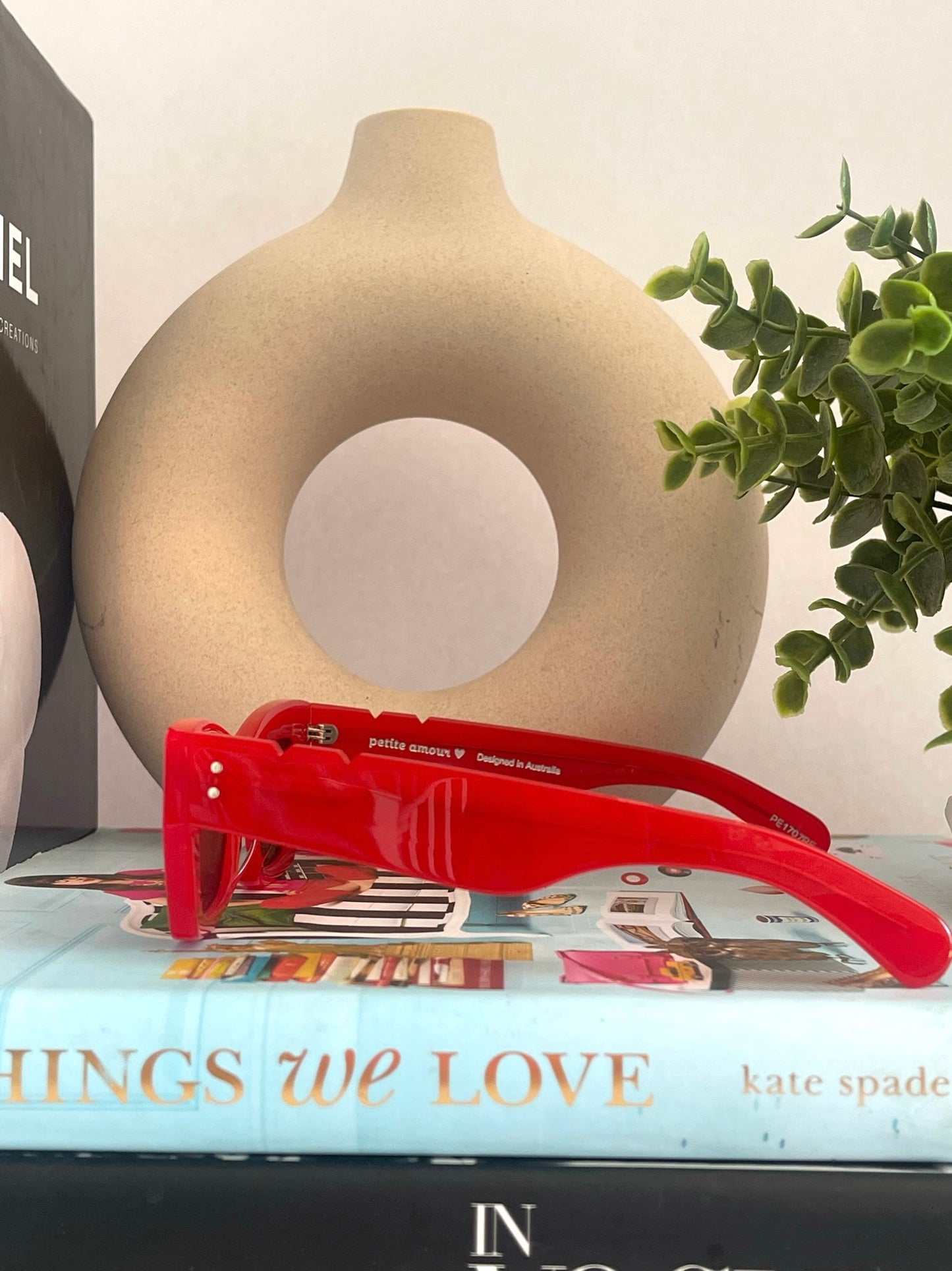 Pared Bec + Bridge x Pared - Petite Amour Red Cateye Sunglasses