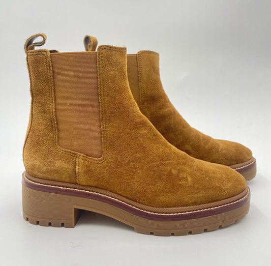 Tory Burch Suede Chelsea Boots Size 8